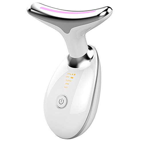 RubySnaps Advanced Neck Face Firming Wrinkle Removal Tool Skin Lift Device Double Chin Reducer Skin Rejuvenation Beauty Device for Face and Neck Lifting Skin Groomer- White